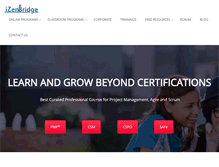 Tablet Screenshot of izenbridge.com